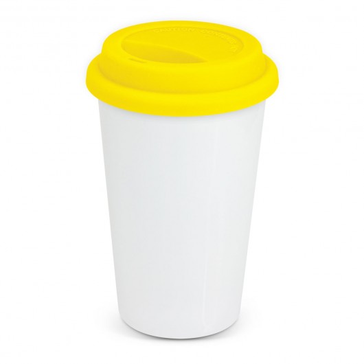 Yellow Full Colour Ceramic Cups